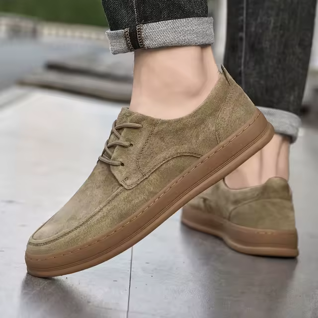 2025 Men's Zapatillas Casual Shoes Fashion Leather Sneakers Breathable High Quality Designer Custom LOGO Chunky Shoes for Men - Image 4