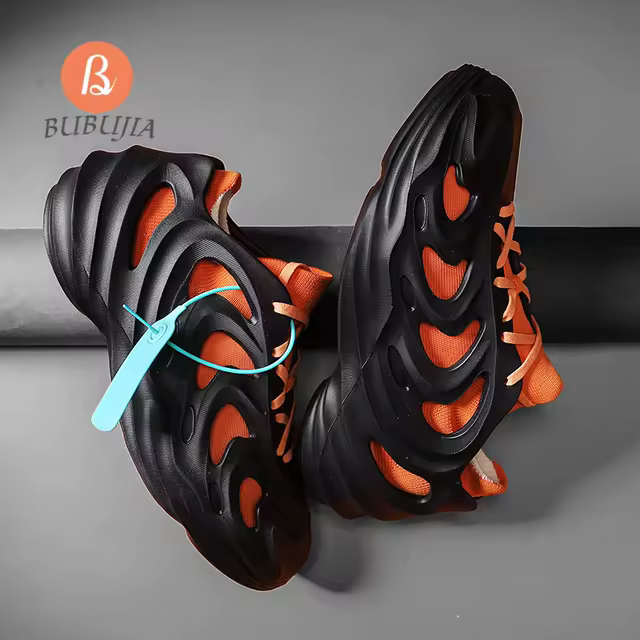 Pool Shower Sandals Wholesale Men's Summer Fashion Anti-Slip Beach Hole Sandals Foam Slides Clogs Garden Pantuflas Zapatillas - Image 4