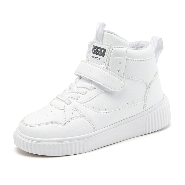 HuiMing OEM PU Leather Upper Light Boys EVA Sole Durable Kids Casual Girls Sneakers Children's Casual Shoes