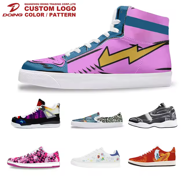 High Quality Wholesale Personalized Bespoke OEM Custom Logo Zapatillas Designer Sport Casual Men Women Sneaker Board Shoes