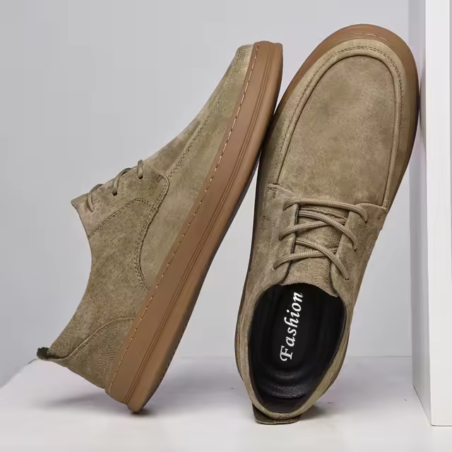 2025 Men's Zapatillas Casual Shoes Fashion Leather Sneakers Breathable High Quality Designer Custom LOGO Chunky Shoes for Men - Image 3