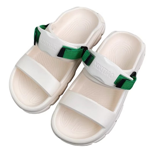 XIXITIAO 2024 Breathable and Anti-Slip Summer Sandals for Men/Women Light and Soft Chinese Eva Slipper 1 Pair Brand Flat Shoe - Image 6